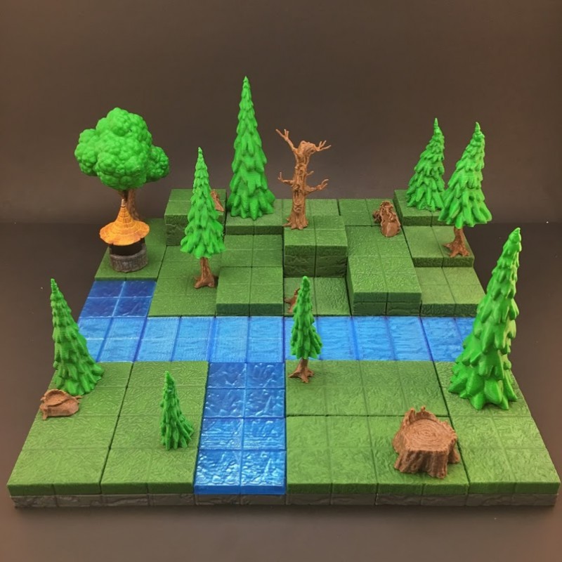 Forest Set - Square tiles